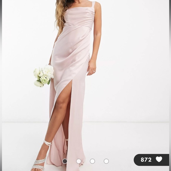 ASOS DESIGN Pink Dress - Picture 1 of 4